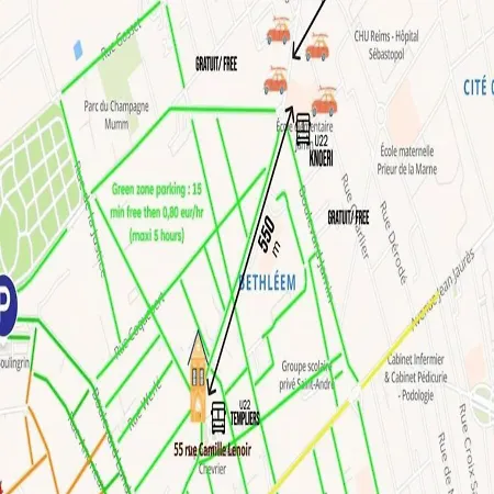 Lägenhet Avec 2 Grandes Doubles Bien Separees *
